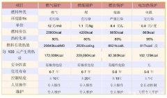 电加热导热油炉与其他锅炉费用及优势对比